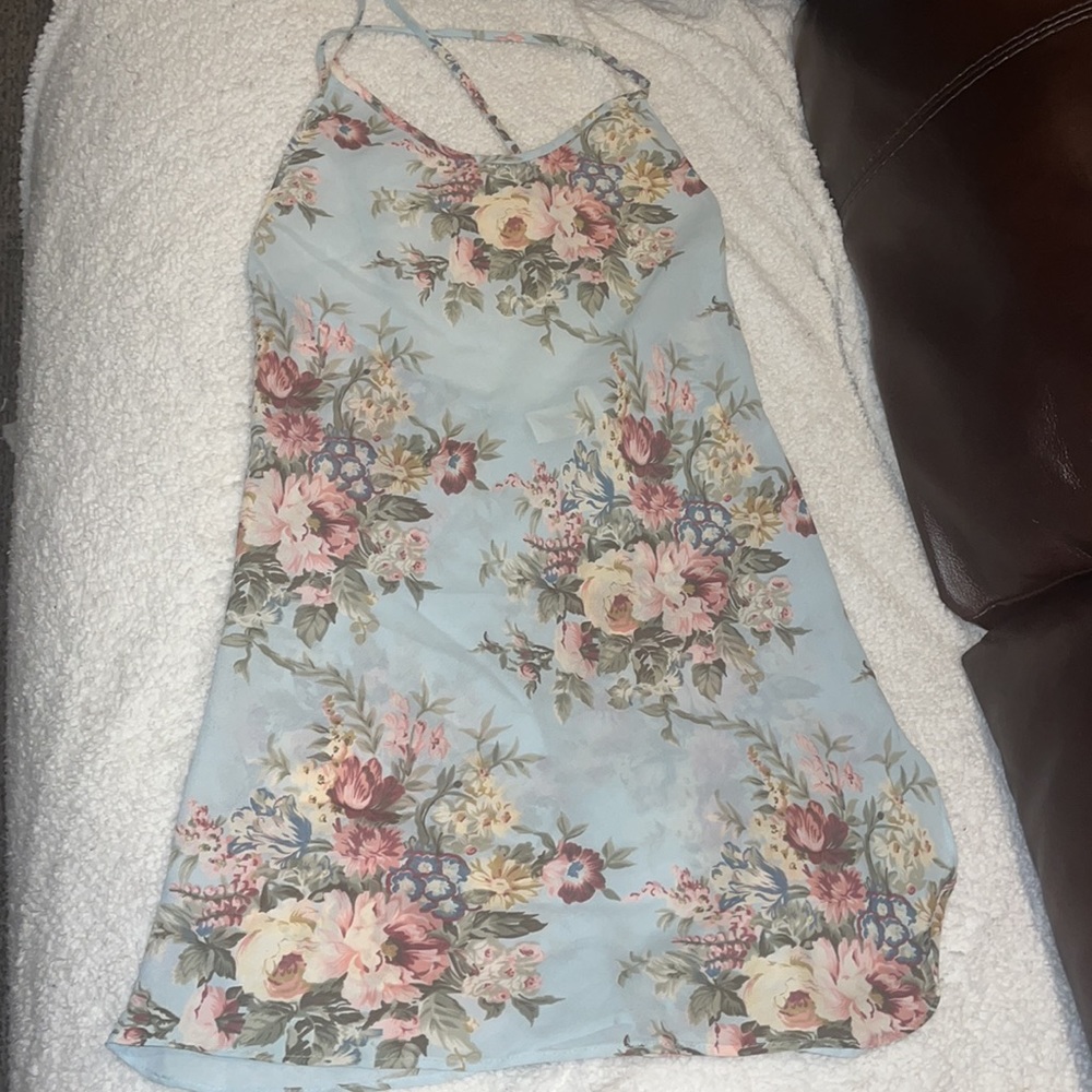 Victoria’s Secret Women’s Floral Chemise Gold Label Floral Slip Nightgow…